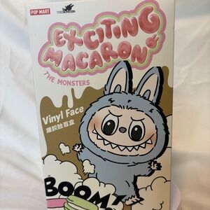 LABUBU Exciting Macaron Vinyl Face Plush Pendant!